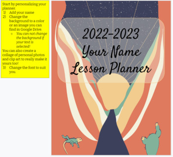 Preview of Digital Teacher Planner '22-'23 School Year