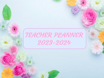 Preview of Digital Teacher Planner