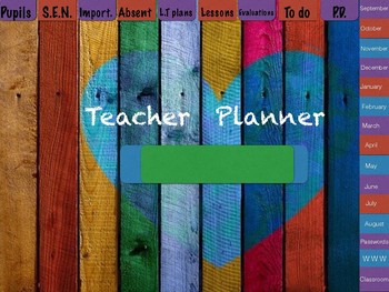 Preview of Digital Teacher Planner - Go Paperfree! Add to Goodnotes app.