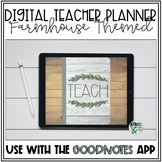 Digital Teacher Planner Goodnotes - Farmhouse Theme