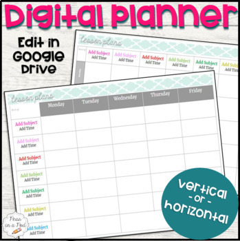 templates for google docs lesson planning