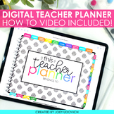 Digital Teacher Planner | Ipad PLANNER | Digital Resource 