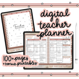 Digital Teacher Planner (Neutral Stars) UNDATED Lesson Planner