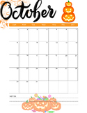 Digital Teacher Planner| October 2023 Halloween Month & We