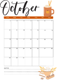 Digital Teacher Planner| October 2023 Pumpkin Spice Month 