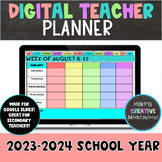 Digital Teacher Planner for Google Drive -- 2023-2024