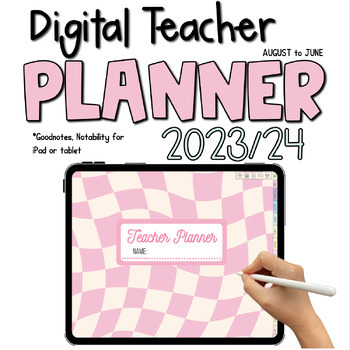 Preview of Digital Teacher Planner - iPad, Goodnotes, Notability