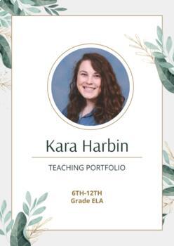 Preview of Digital Teacher Portfolio