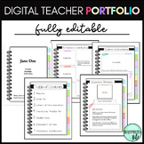 Digital Teacher Portfolio for School Interviews/Tenure - E