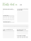 Digital Teacher Self Care Journal