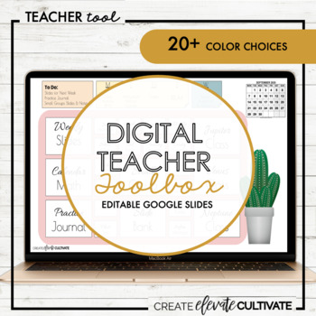 Preview of Digital Teacher Toolbox (EDITABLE)