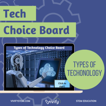 Preview of Technology Choice Board: Types of Technology