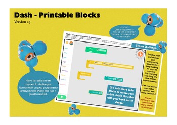 Preview of Digital Technologies Blockly Display Cards - for Magnetic - Whiteboard