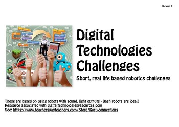 Preview of Digital Technologies Challenge Display