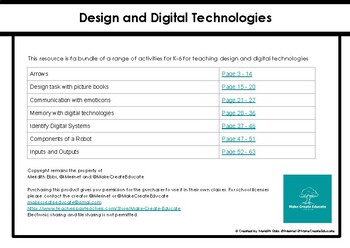 Preview of Digital Technologies bundle Foundation to Year 2
