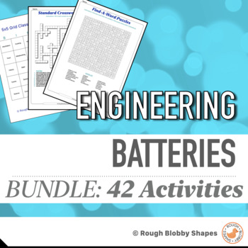 Preview of Engineering - Batteries - Bundle