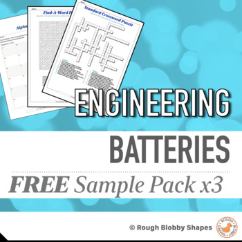 Preview of Engineering - Batteries -  Free Sample Pack