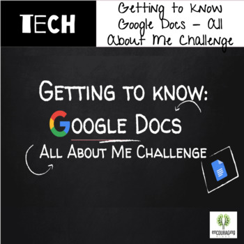 Preview of Digital Technology Skills | All About Me - Google Doc Challenge For Students