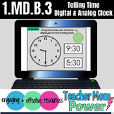 Digital Tell & Write Time Analog & Digital Clocks in Hours