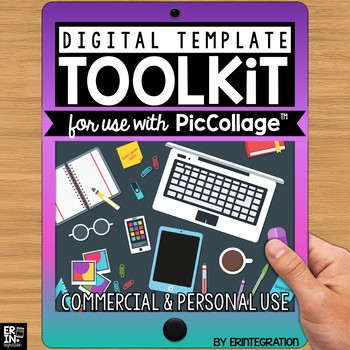 Preview of Digital Template Toolkit for Use with Pic Collage
