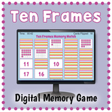 DIGITAL Ten Frames Memory Matching Card Game