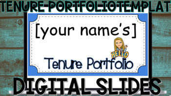 Preview of Digital Tenure Portfolio Complete Template for Google Slides™