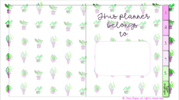 Preview of Digital Termly Planner - Plant Lover Edition