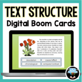 Text Structure Activities Boom Cards | Digital Review Game