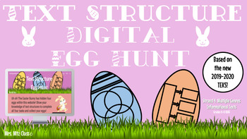 Preview of Digital-Text Structures Digital Egg Hunt