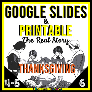Preview of Digital Thanksgiving The Truth for Google Slides™ AND Printable