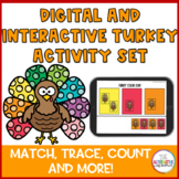 Digital Thanksgiving Turkey Interactive Activity Set