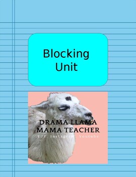 Preview of Digital Theatre Interactive Notebook: Blocking Unit