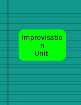 Preview of Digital Theatre Interactive Notebook: Improvisation