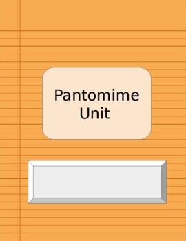 Preview of Digital Theatre Interactive Notebook: Pantomime