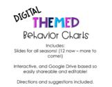 Digital Themed Behavior Charts