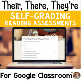 Digital There/Their/They're SELF-GRADING Assessments for G