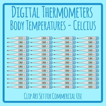 sick thermometer clip art