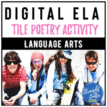 Preview of Digital Poetry Activity | Google Classroom | Distance Learning