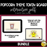 Digital Token Board Popcorn Theme Bundle (5 and 10 tokens)