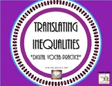 DIGITAL Translating Inequalities - Vocab Practice