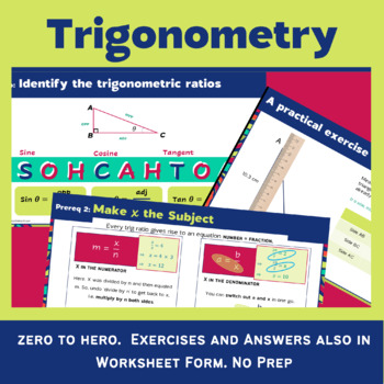 Preview of Digital Trigonometry with worksheets