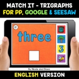 Digital Trigraph Word Work for Google and Seesaw 2 - Dista