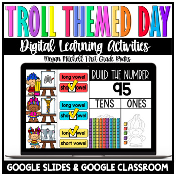 Preview of Digital Troll Day Activities Google Slides