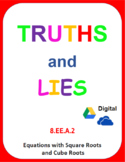 Digital Truths and Lies - Equations with Square and Cube R