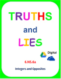 Digital Truths and Lies - Integers and Opposites (6.NS.6a)