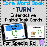 Digital "Turn" Core Word Book for Special Education Distan