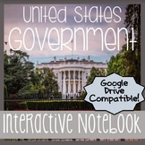 Digital US Government Interactive Notebook- Google Classro
