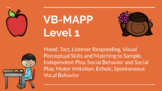 Digital VB-MAPP Level One Assessment