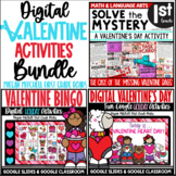 Digital Valentine's Day Activities Bundle Google Slides 