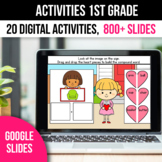 Digital Valentine's Day Activities Kindergarten Math Games